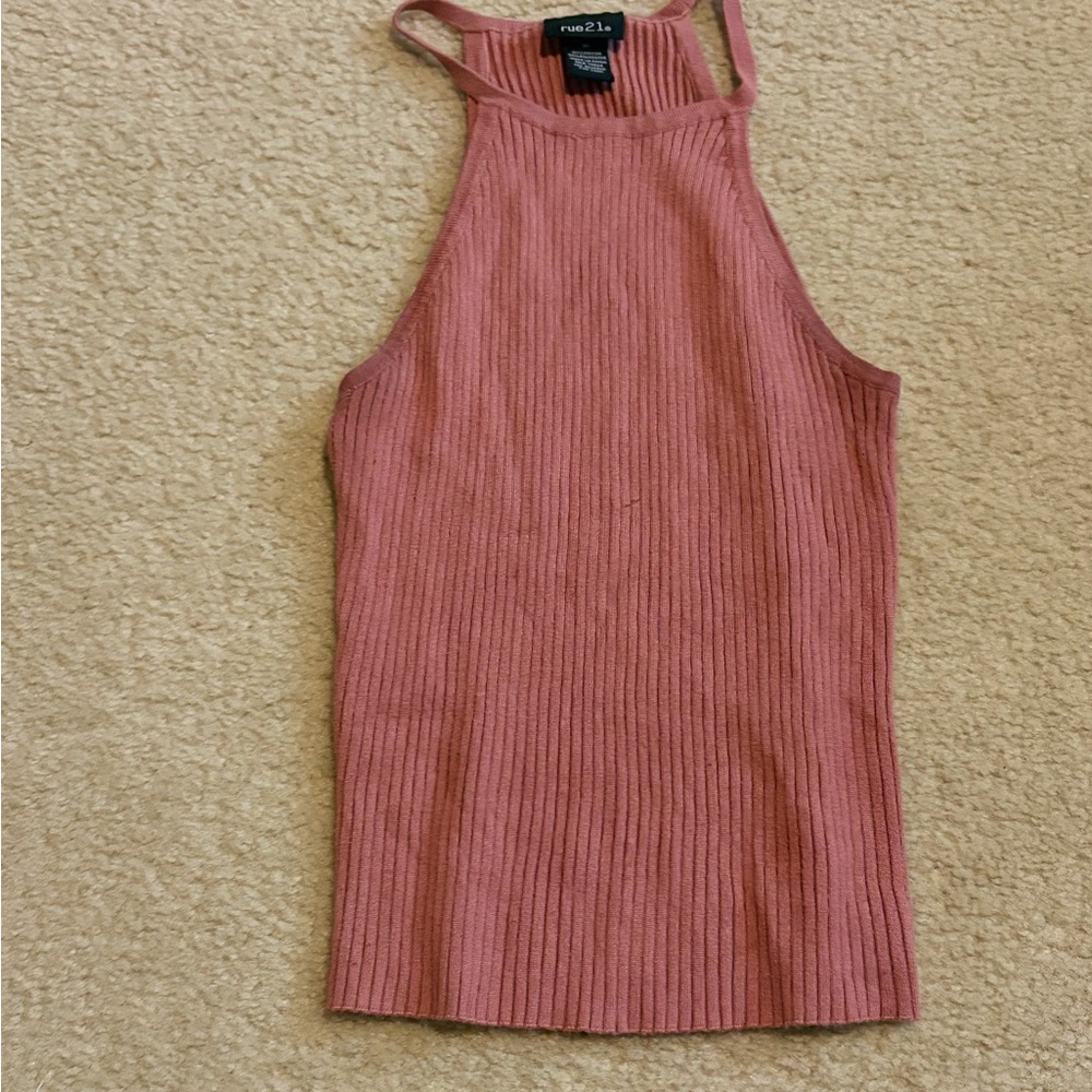 Rue21 Ribbed Mauve Camisole